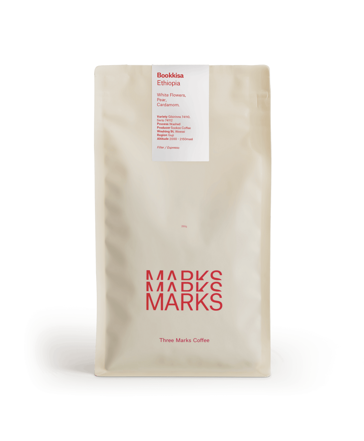 Photo of Bookkisa Ethiopia White Flowers | Pear | Cardamom